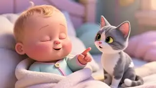 Kitten 123 Cozy Bed 🐱🛏️ | Gentle Counting Song for Kids | Playful Nursery Rhyme