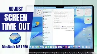 How to Adjust Screen Timeout on MacBook! [Stop Mac From Sleeping]