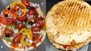 Pizza grill sandwich