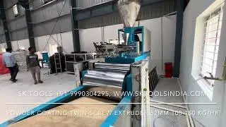 Powder coating Twin screw extruder by SKTOOLS INDIA