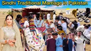 Sindhi Traditional Marriage Ceremony in Desert Village in Sindh Pakistan | Near Pak India Border