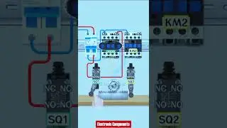 Motor control wiring diagram reverse Forward control wiring with limit switch #shots