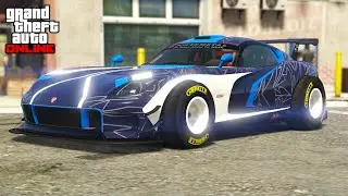 Bravado Banshee GTS on pure white F1 wheels (GTAV) (PS5)