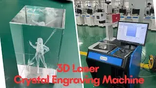 3D Laser Crystal Engraving Machine | UV laser marking machine