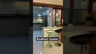 Breakfast Counter Desgin | Open Kitchen ideas | Modular￼ kitchen ideas #shorts#modularkitchen