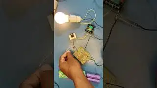 Single MOSFET Inverter with Handcrafted Gate Drive Transformer | #scienceexperiment #diy