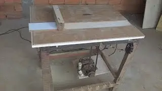 Serra Circular Caseira, Feita Com Madeira Velha - Homemade Table Saw
