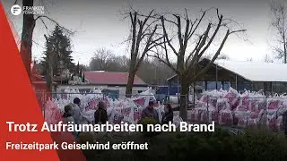 Trotz Aufräumarbeiten nach Brand: Freizeitpark Geiselwind eröffnet