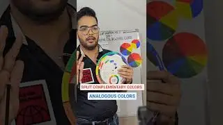 SPLIT CONPLEMENTARY COLORS & ANALOGOUS COLORS KNOWLEDGE