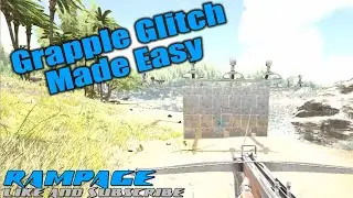 How to Grapple Glitch Cheat - ARK Survival Evolved (Broken hack cheat Raid)