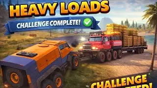 OFF ROAD DRIVING GAME 🚛 Heavy Load Mission | Challenge Completed