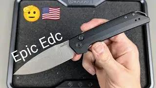 American Made EDC | Kersha Iridium Auto #knifecollecting #edc #knifereview