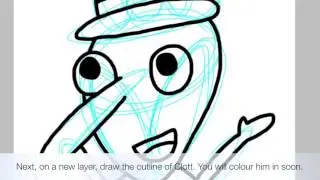 How to draw Clott on Ibis Paint