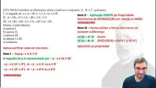 Teoria dos Conjuntos - Exercício 8 - Nível Hard