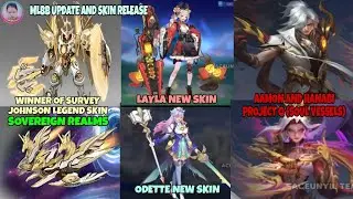 MLBB UPDATE: LEGEND SKIN JOHNSON MAGIC WHEEL| WINNER SURVEY ODETTE| PROJECT Q EVENT RELEASE