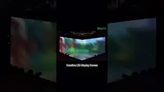 On-site setup of a virtual shooting scene #ledscreen #leddisplay #virtualproduction #meproled
