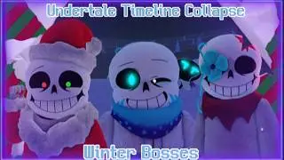 [❄️Winter Event❄️] All new Winter Bosses Showcase / Undertale Timeline Collapse