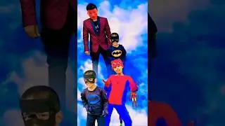 Spider-Man vs Super Goblin vs Batman 😱 #spidery #spiderman #marvel