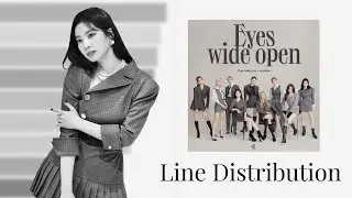 TWICE - EYES WIDE OPEN Album Line Distribution | Dubu Twice 