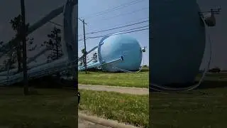 Water Tower Down, Ontario Ohio old GM plant #demolition