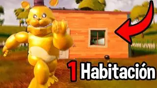 Fredbear Pero la casa es UNA HABITACIÓN | Hello Neighbor
