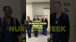 Happy #NursesWeek from our #Tucson campus! 🩺Good luck to the new cohort! #nursing #pimamedical