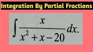 || Integration By partial fractions  in Telugu || Engineering mathematics 2 || diploma || M2 ||