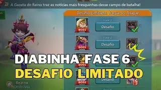 Desafio Limitado Fase 6 Diabinha Com Her&oacute;is Free | Lords Mobile
