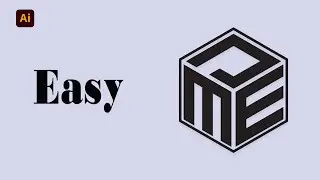 3D Cube Logo Design | Adobe Illustrator Tutorials | In Grid