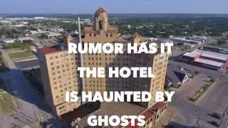 Baker Hotel in Mineral Wells TX by Drone