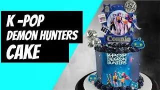 The ULTIMATE K-POP  Demon Hunters cake 
