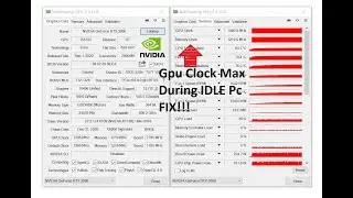 GPU Memory Clock At Max Speed Fix on 144Hz + Monitors