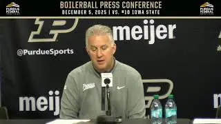 BoilerBall Postgame Press Conference vs. Iowa State