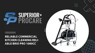 RELIABLE BRIO PRO 6 BAR 1000CC STEAM CLEANER - COMMERCIAL KITCHEN CLEANING APPLICATION