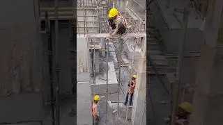 Beam bottom fixing work and supporting work #shorts #construction #shortsfeed #foryou #viralvideo