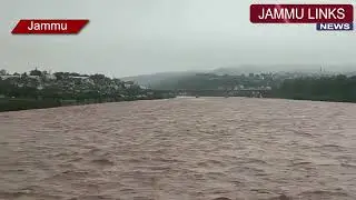 Water level rises in Tawi after heavy rains in Jammu