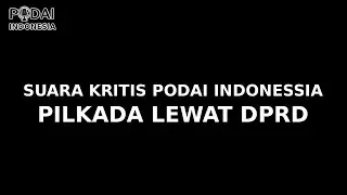 Menolak pilkada lewat DPRD !