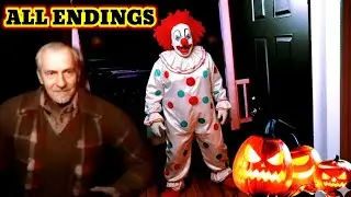 One Halloween Night 👻 Full Gameplay (All Endings) | Scary Horror Game Walkthrough