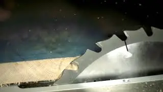 Sawing in Slow Motion | Chronos 4K12 High-Speed Footage