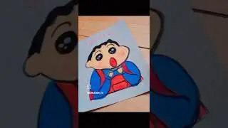 Shinchan ❤️ #shorts #youtubeshorts #painting #youtube #explore #kcreation #art #trendingshorts