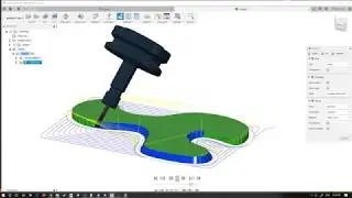 Live 5 Axis Machining Simulation with a Robot