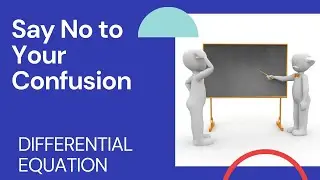 Lec4 Differential Equation#General Solution and Particular solution#12th #BSc