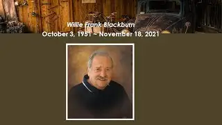 Willie Frank Blackburn Memorial Service