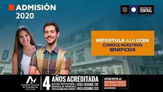 Admisi&oacute;n 2020: Repostula a la UCEN