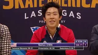 Nathan Chen - SP La Boh&egrave;me - Skate America 2019