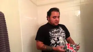 Coyote taking on the ALS Ice Bucket Challenge