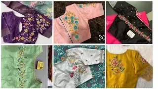 Latest Computer Embroidery Blouses 2025 ||Stunning Machine Work Blouse Designs |#Computer Embroidery