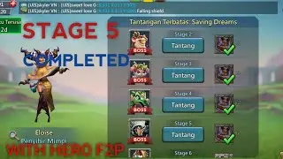 Limited challenge eloise stage 5