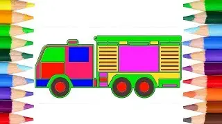 Truck Coloring Pages | Art Colors For Children | Learning Color for Children