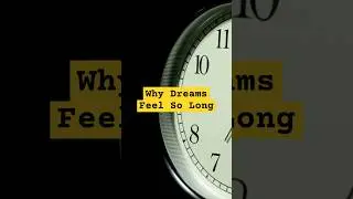 Why Dreams Feel So Long #shortvideo #viralvideo #shots #top #facts #future #Video #life #human #fyp